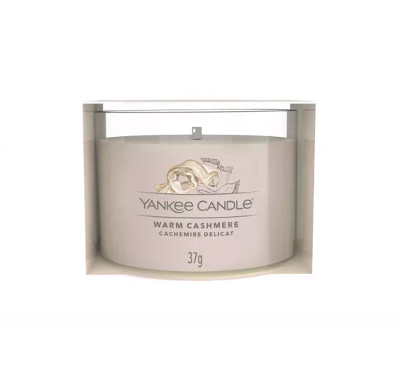 YANKEE CANDLE MINI SCENTED CANDLE WARM CASHMERE 37G