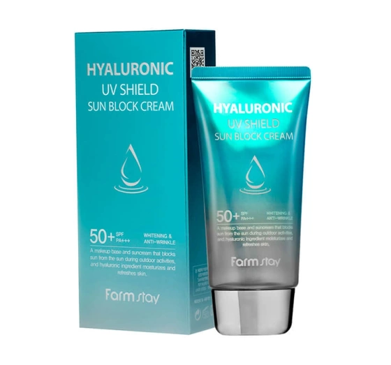 FARMSTAY HYALURONIC CREAM WITH UV SUNSCREEN SPF50+ 70G