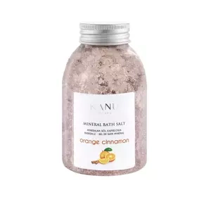 Kanu Nature Mineral Bath Salt Orange & Cinnamon 350g