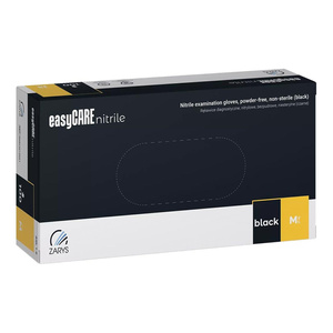 NITRILE PROTECTIVE GLOVES SIZE M 100 PCS BLACK