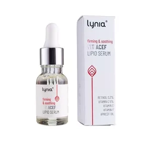 LYNIA FIRMING AND SOOTHING LIPID SERUM WITH VITAMINS A C E F 15ML