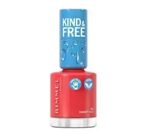 RIMMEL KIND & FREE VEGAN NAIL POLISH 155 SUNSET SOAR 8ML