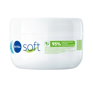 NIVEA Soft Intensely Moisturising Face, Body, and Hand Cream, 300 ml