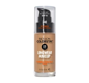 REVLON COLORSTAY FOUNDATION WITH VITAMIN E FOR OILY SKIN 340 EARLY TAN 30ML