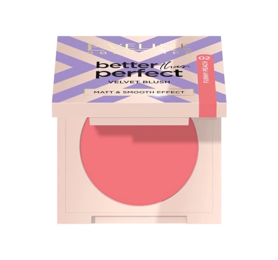 Eveline Better Than Perfect pressed blush 02 Funny Peach 2.3g