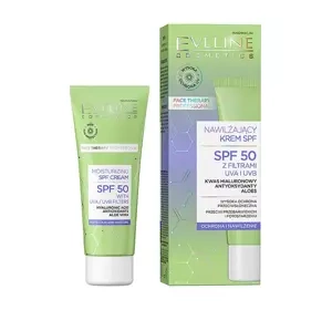EVELINE MOISTURIZING FACE CREAM SPF50 WITH UVA AND UVB 30ML