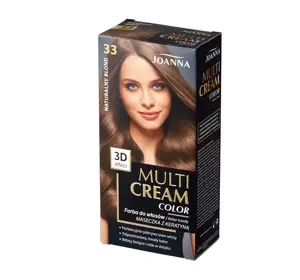 JOANNA MULTI CREAM COLOR PERMANENT HAIR DYE 33 NATURAL BLONDE