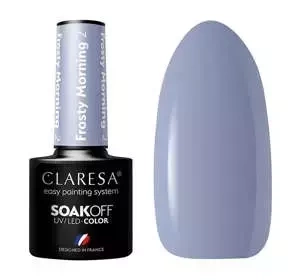 CLARESA SOAK OFF HYBRID NAIL POLISH FROSTY MORNING 2 5ML