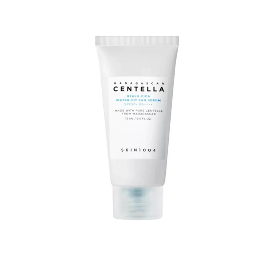 SKIN1004 MADAGASCAR CENTELLA HYALU-CICA WATER-FIT SUN SERUM SPF50+ PROTECTIVE FACE CREAM 15ML