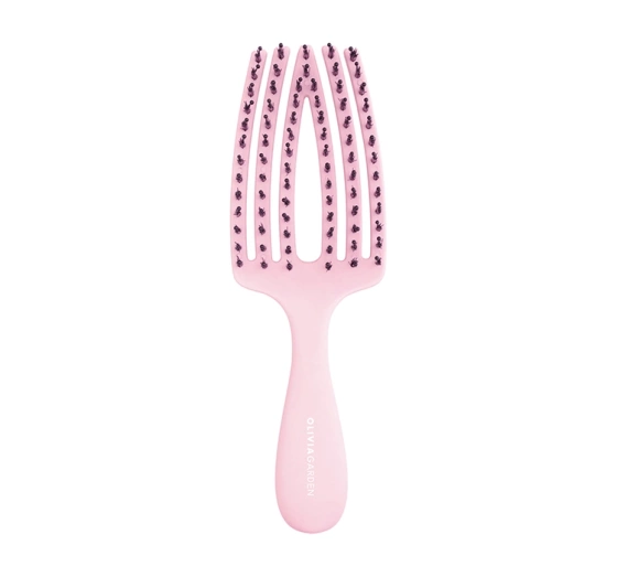 OLIVIA GARDEN FINGERBRUSH CARE MINI KIDS HAIR BRUSH PINK