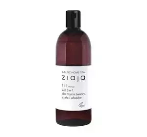 ZIAJA BALTIC HOME SPA FIT 3IN1 WASHING GEL FOR FACE BODY AND HAIR 500ML