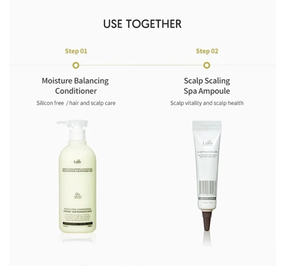 LA'DOR SCALP SCALING SPA SOOTHING SCALP CONDITIONER AMPOULE 4x15G