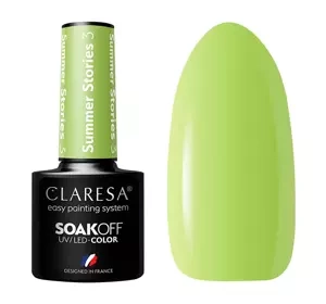 CLARESA SOAK OFF HYBRID NAIL POLISH SUMMER STORIES 3 5ML