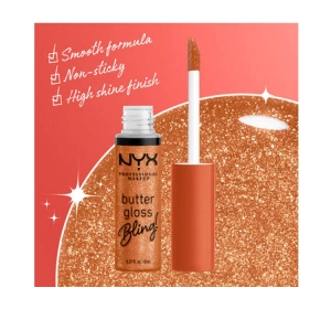 NYX PROFESSIONAL MAKEUP BUTTER GLOSS BLING LIP GLOSS 03 PRICEY 8ML