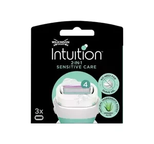 WILKINSON SWORD INTUITION SENSITIVE CARE BLADE REFILLS FOR WOMEN 3 PIECES
