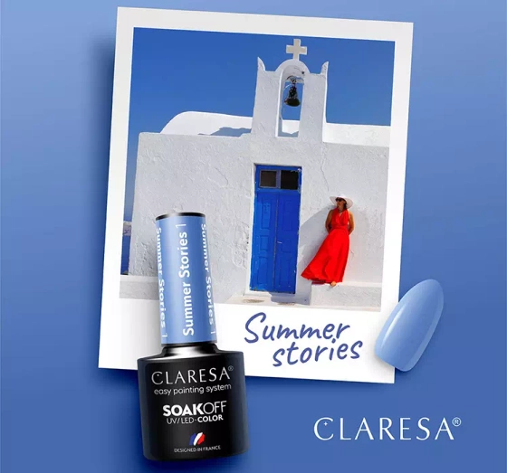 CLARESA SOAK OFF UV/LED COLOR SUMMER STORIES 1 5ML