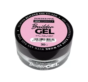 CLAVIER BUILDER GEL UV/LED POWDER PINK 30G