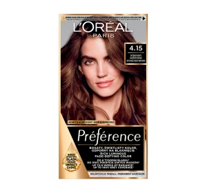LOREAL RECITAL PREFERENCE PERMANENT HAIR DYE M1 4.15