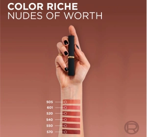 LOREAL COLOR RICHE INTENSE VOLUME MATTE LIPSTICK 505 LE NUDE RESILIENT