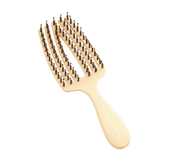 OLIVIA GARDEN FINGERBRUSH CARE MINI KIDS HAIR BRUSH YELLOW