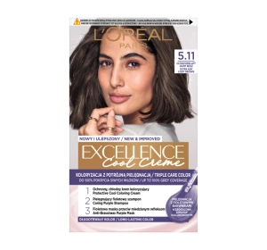 LOREAL EXCELLENCE COOL CREME 5.11 ULTRA ASH LIGHT BROWN