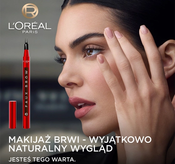 Click on photo to zoom it L'Oréal Paris Faux Brow Dual-Ended Eyebrow Marker Dark Brunette 1ml