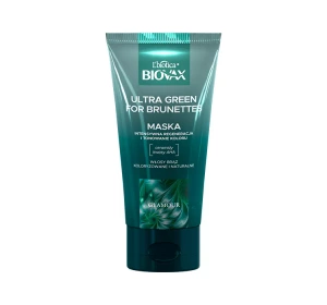 BIOVAX GLAMOUR ULTRA GREEN FOR BRUNETTES HAIR MASK 150ML