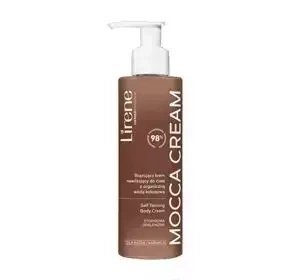 LIRENE MOCCA SELF-TANNING BODY CREAM MOISTURIZING CREAM WITH ORGANIC COCONUT WATER 190ML
