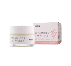 LYNIA PRO MOISTURIZING AND SOOTHING FACE MASK WITH CERAMIDES AND PEPTIDES 50ML