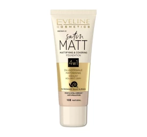 EVELINE SATIN MATT MATTIFYING FOUNDATION 103 NATURAL 30ML