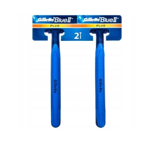 Gillette Blue II Plus Disposable Razors for Men 2 pcs