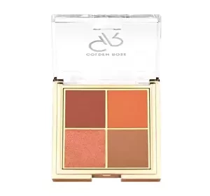 GOLDEN ROSE QUATTRO EYESHADOW PALETTE 05 RED BRICK 4x2.2G