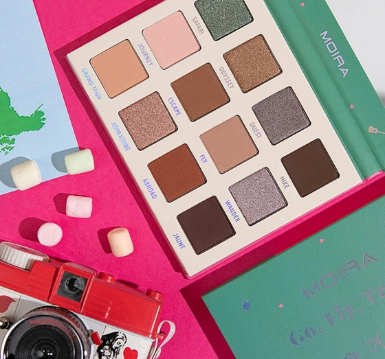 MOIRA WEEKEND EYESHADOW PALETTE GO FLY TRAVEL 14.4G