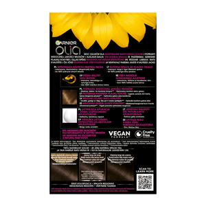 GARNIER OLIA PERMANENT HAIR COLOR NO AMMONIA 5.0 BROWN