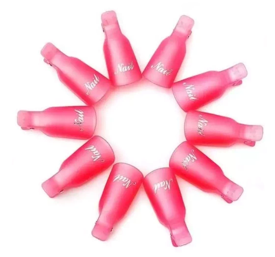HYBRID ACRYLIC GEL REMOVAL CLIPS 10 PCS 