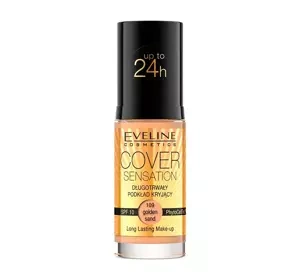 EVELINE COVER SENSATION LONG-LASTING FOUNDATION 109 GOLDEN SAND 30ML