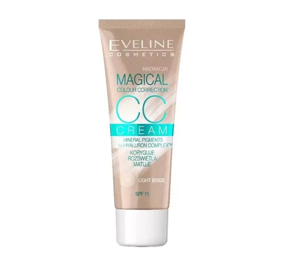 EVELINE MAGICAL CREAM CC 50 LIGHT BEIGE 30ML