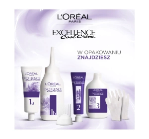 LOREAL EXCELLENCE COOL CREME 7.11 ULTRA ASH BLONDE