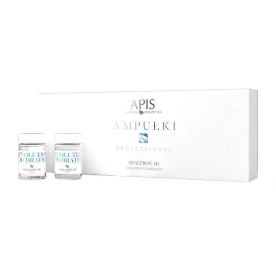 APIS AMPOULES MOISTURIZING AMPOULES REVOLUTIONARY HYALURONIC ACID 4D 5x5ML