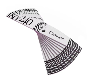 Clavier Zeberka Łódka Nail Files Pack of 180/240 10