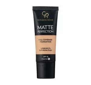 GOLDEN ROSE MATTE PERFECTION FULL COVERAGE FOUNDATION SPF15 N7 35ML