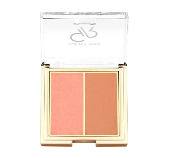 GOLDEN ROSE ICONIC BLUSH DUO 01 ROSE & NUDE 2x3G