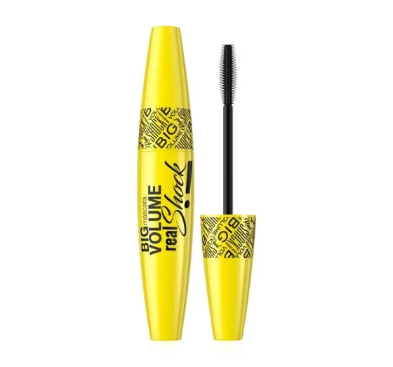 EVELINE BIG VOLUME REAL SHOCK EYELASH LASH MASCARA BLACK 10ML