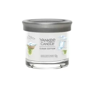 Yankee Candle Signature scented candle tumbler Clean Cotton 122g
