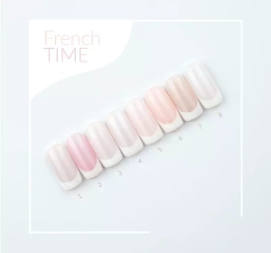 CLARESA SOAK OFF HYBRID NAIL POLISH FRENCH TIME 1 5G