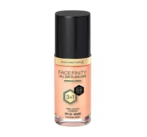 MAX FACTOR FACEFINITY ALL DAY FLAWLESS 3IN1 VEGAN FOUNDATION C35 PEARL BEIGE 30ML