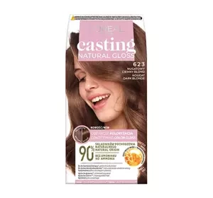 LOREAL CASTING NATURAL GLOSS SEMI-PERMANENT HAIR DYE  623 NOUGAT DARK BLONDE