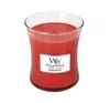 WOODWICK MEDIUM JAR CANDLE SCENTED CANDLE CRIMSON BERRIES 275G