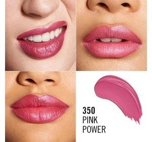 Rimmel Lasting Finish Satin Lipstick 350 Pink Power 4g